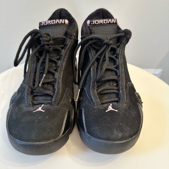 Jordan’s Rare 2005 retro Jordan’s  XIV 14 pink & black size 8 woman’s Y2K 2000’s - Picture 5 of 7